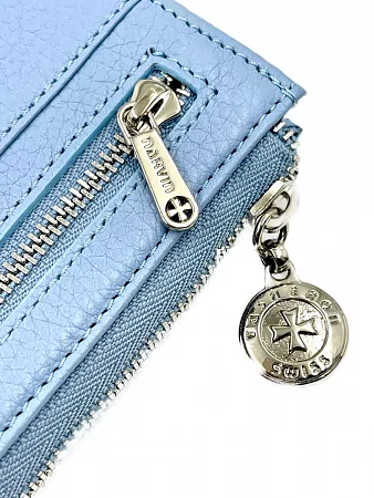 Ключница 9278-Polo Baby Blue натуральная кожа Narvin