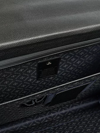 Портфель 9737-Polo Black  из натуральной кожи Narvin