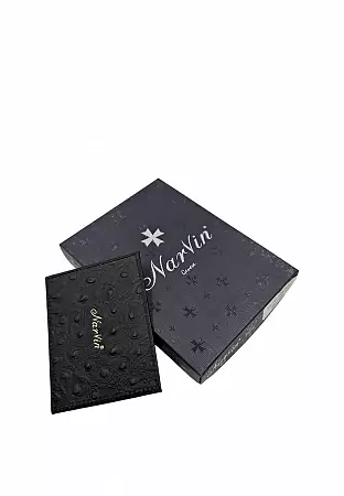 Зеркальце для косметички 9100-Ostrich Black