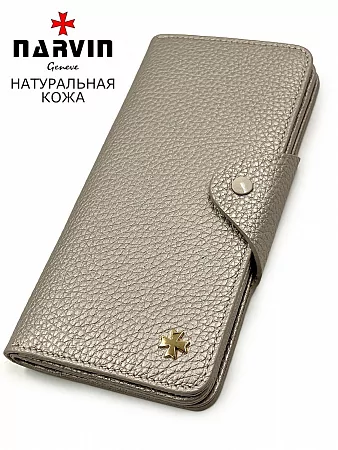 Кошелек 9650-Polo Platina натуральная кожа Narvin