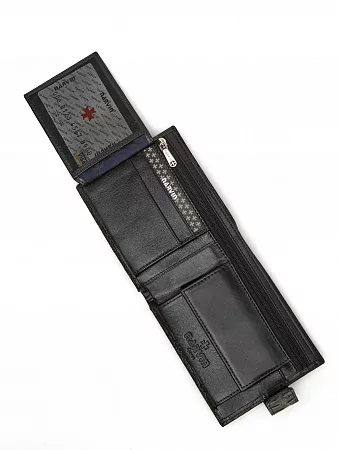  Портмоне 9683-Bambino Black из натуральной кожи NARVIN из натуральной кожи 