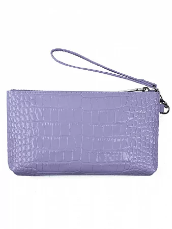 Сумочка для телефона 9247-Croco Lavanda натуральная кожа Narvin