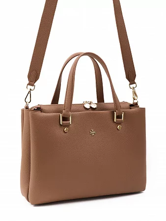 Сумка 9804-Polo Caramel натуральная кожа Narvin