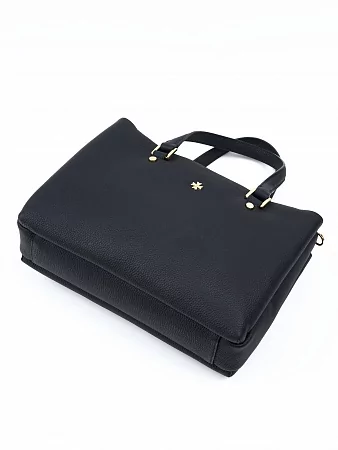Сумка 9804-Polo Black натуральная кожа Narvin