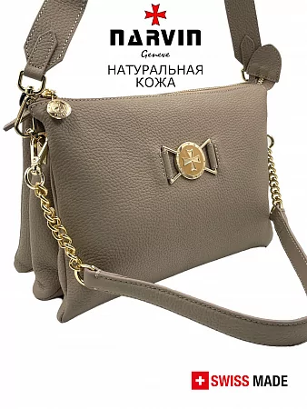 Сумка 9813-Polo Sand натуральная кожа Narvin