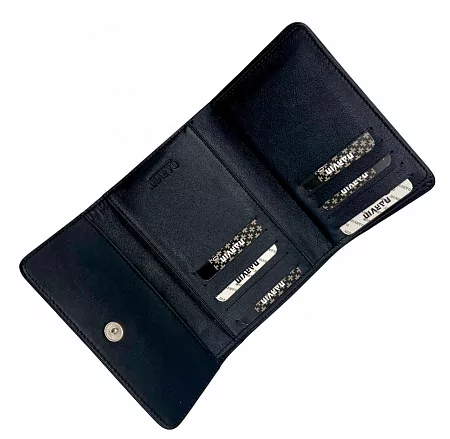 Кошелек 9579-Palermo Black натуральная кожа Narvin