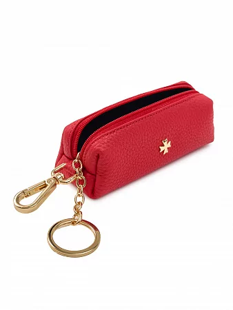 Ключница 9273-Polo Red натуральная кожа Narvin