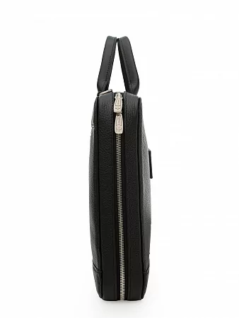 Портфель-сумка 9743-Polo Black натуральная кожа