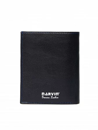  Портмоне 9696-Vegetta D.Blue NARVIN из натуральной кожи из натуральной кожи 