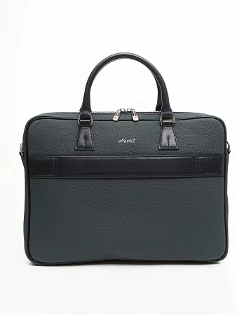 Портфель-сумка 9775-Polo D.Blue натуральная кожа
