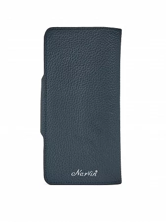 Кошелек 9650-Polo D.Blue натуральная кожа Narvin