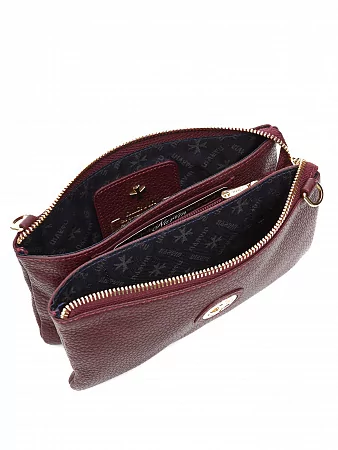 Клатч 9245-Polo Bordo натуральная кожа NARVIN
