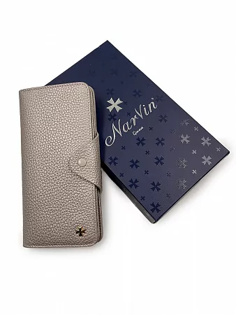 Кошелек 9650-Polo Platina натуральная кожа Narvin