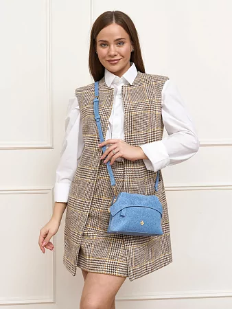 Сумка 9814-Tiffany Jeans натуральная кожа Narvin