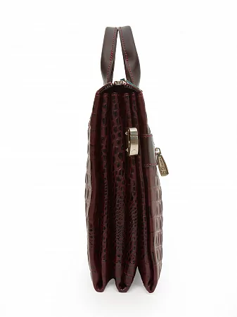 Портфель-сумка 9772-Bambino Burgundy натуральная кожа