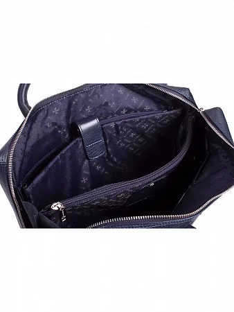 Портфель-сумка 9752-Polo D.Blue из натуральной кожи NARVIN