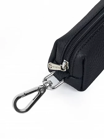 Ключница 9273-Polo Black натуральная кожа Narvin