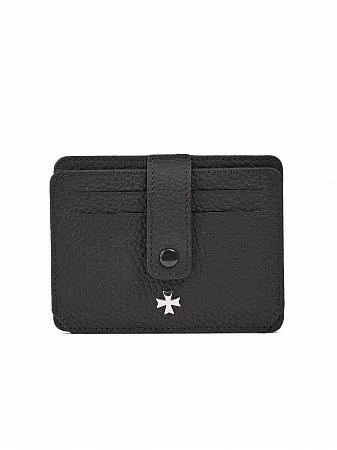 Кредитница картхолдер NARVIN 9105-Polo Brown из натуральной кожи