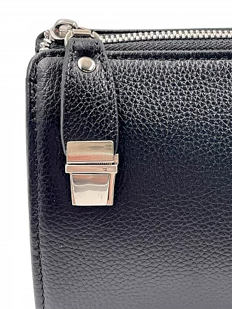Клатч мужской 9450-Polo Black натуральная кожа Narvin