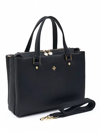 Сумка 9804-Polo Black натуральная кожа Narvin
