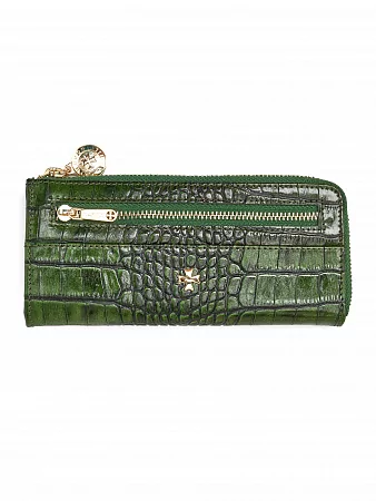Ключница 9279-Croco Green натуральная кожа NARVIN