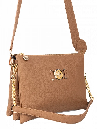 Сумка 9813-Polo Caramel натуральная кожа Narvin